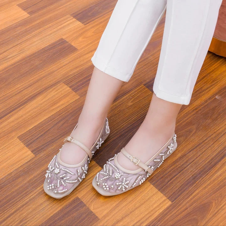 Zara Embroidery Pumps