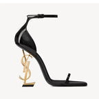 YSL Black Opyum Heels