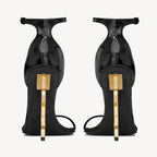 YSL Black Opyum Heels