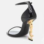 YSL Black Opyum Heels
