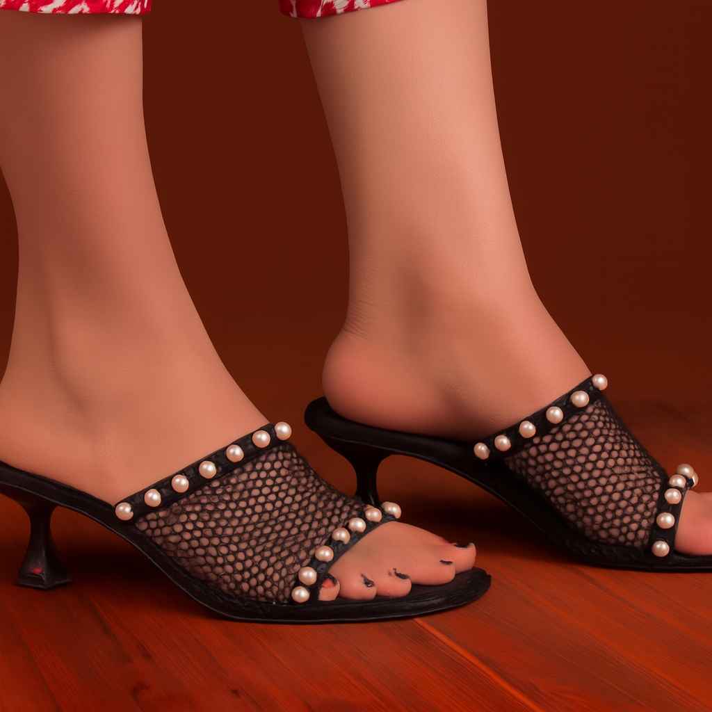 Rhinestone Embellished Sandal