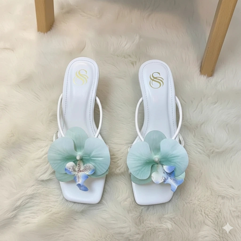 Rose Marie Flower Heel