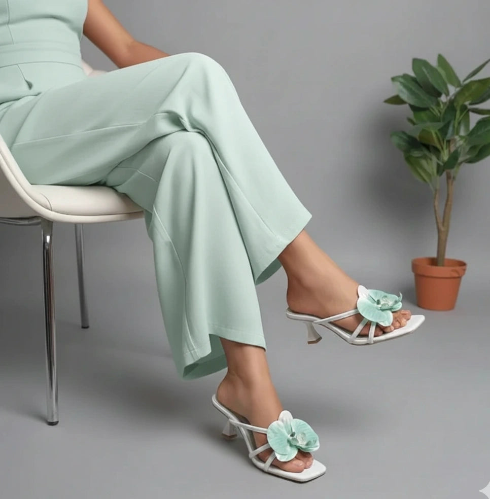 Rose Marie Flower Heel