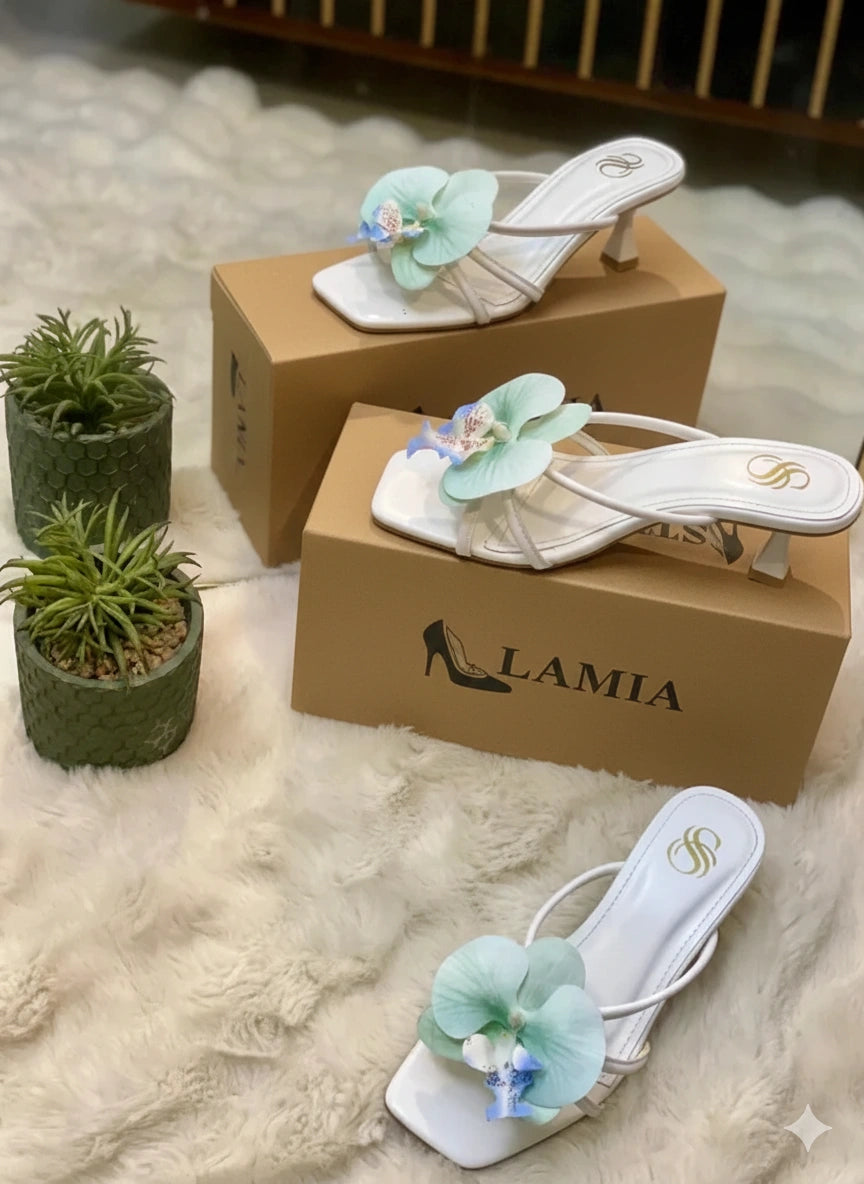 Rose Marie Flower Heel